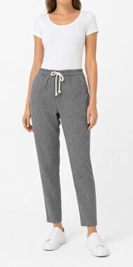 Uncommon Threads Houndstooth Chef Pants Pull On Drawstring Tapered Size MD 4010